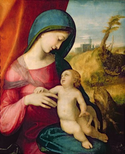 Madonna and Child by Antonio da Correggio